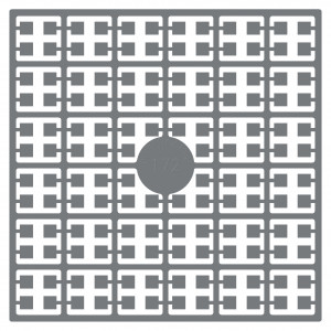 Bilde av Pixelhobby Midi-perler 172 Mørk Stålgrå 2x2mm - 140 Piksler
