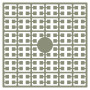 Pixelhobby Midi-perler 108 mørk beige 2x2mm - 140 piksler