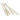 Strimler Selvklebende Hvit med Gull motiver 420x15mm - 6 stk