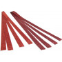 Stjernestrimler Glitter Red &amp; Dark Red 420x15mm - 8 stk.