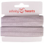 Infinity Hearts Foldestrikk 20mm 012 Grå - 5m