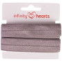Infinity Hearts Foldestrikk 20mm 017 Mørkegrå - 5m