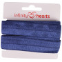 Infinity Hearts Foldestrikk 20mm 370 Marineblå - 5m