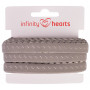 Infinity Hearts Foldestrikk Blonde 22/11mm 017 Grå - 5m