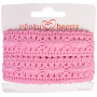 Infinity Hearts Blondebånd Polyester 25mm 09 Rosa - 5m
