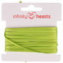 Infinity Hearts Satengbånd Dobbeltsidig 3mm 551 Grønn - 5m