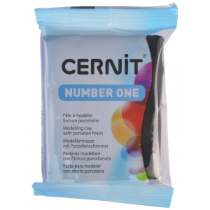 Bilde av Cernit Modelleire Unicolor 025 Svart 56g