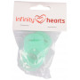 Infinity Hearts Smokkesnor Adapter Ssjøgrønn 5x3cm - 5 stk