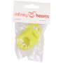 Infinity Hearts Smokkesnor Adapter Lime 5x3cm - 5 stk