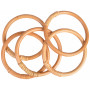 Infinity Hearts Bamboo Ring 10cm - 5 stk.