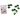  Infinity Hearts Sikkerhetsøyne/Amigurumi øyne Grønn 30mm - 5 sett - 2. sortering