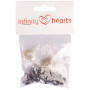 Infinity Hearts sikkerhetsøyne/Amigurumi øyne Brun 12mm - 5 par