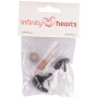 Infinity Hearts Bamsesnuter/Snuter Ass. størrelser - 3 stk