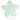 Infinity Hearts Seleklips Silikon Stjerne Mintgrønn 5x5cm - 1 stk