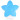 Infinity Hearts Seleklips Silikon Stjerne Blå 5x5cm - 1 stk