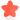 Infinity Hearts Seleklips Silikon Stjerne Rød 5x5cm - 1 stk