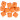 Infinity Hearts Perler Geometriske Silikon Oransje 14mm - 10 stk