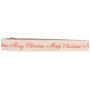 Infinity Hearts Fabric Ribbon/Gavebånd Merry Christmas Red 20mm - 3 meter