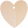 Infinity Hearts Til/Fra Kort Hjerte Træ Natur 10x10cm - 10 stk