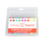 Infinity Hearts Rainbow Heklenålsett 13,7cm 2-6mm 9 størrelser