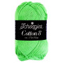 Scheepjes Cotton 8 Garn Unicolor 517 Grønn
