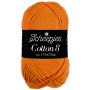 Scheepjes Cotton 8 Garn Unicolor 639 Oransje