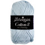 Scheepjes Cotton 8 Garn Unicolor 652 Lys Jeansblå