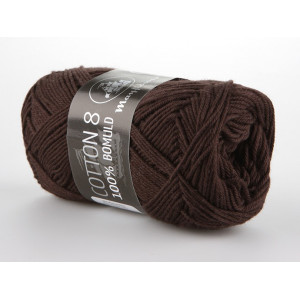 Mayflower Cotton 8/4 Garn Unicolor 1436 Mørk Brun