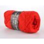 Mayflower Cotton 8/4 Garn Unicolor 1411 Rødt