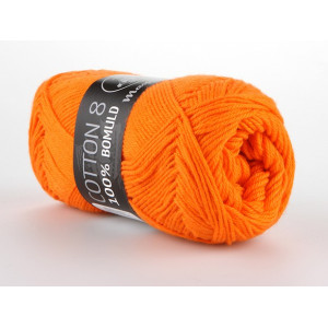 Mayflower Cotton 8/4 Garn Unicolor 1406 Orange