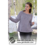  Agnes Sweater by DROPS Design - Bluse Strikkeoppskrift str. S - XXXL