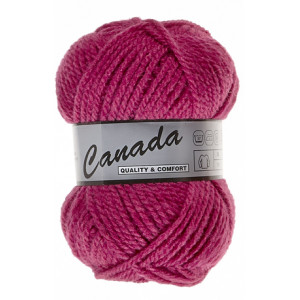 Lammy Canada Garn Unicolor 014 Mrk Rosa