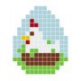  Påskehøne Pixelhobby - Påske Perlemønster