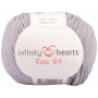 Infinity Hearts Rose 8/4 Garnpakke Unicolor 232 Lys Grå - 20 stk