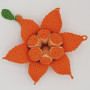 Karlas Appelsin av Rito Krea - Frukt Hekleoppskrift 22cm