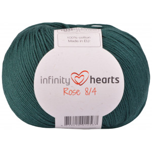 Infinity Hearts Rose 8/4 Garn Unicolour 241 Petrolgrønn