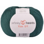  Infinity Hearts Rose 8/4 Garn Unicolor 241 Petroleumsgrønn