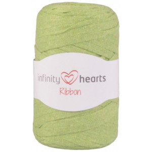  Infinity Hearts Ribbon Stoffgarn 11 Pistasjgrønn