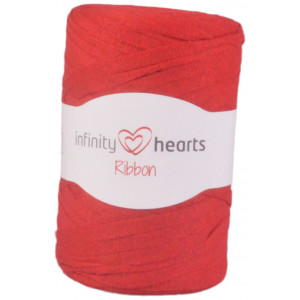  Infinity Hearts Ribbon Stoffgarn 29 Rød