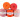Infinity Hearts Dahlia Stoffgarn 18 Oransje Nyanser - 1 stk