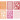 Blondekartong i blokk, orange, pink, rød, rosa, A6, 104x146 mm, 200 g, 24 stk./ 1 pk.