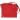 Skoleveske, rød, D: 6 cm, str. 36x31 cm, 1 stk.
