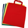Handlepose , ass. farger, str. 38x42 cm, 135 g, 5 stk./ 1 pk.