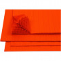 Trekkspillpapir, oransje, 28x17,8 cm, 8 ark/1 pk.