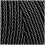 Knyttegarn, svart, L: 315 m, tykkelse 1 mm, Tynn kvalitet 12/12, 220 g/ 1 nst.