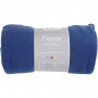 Fleece, L: 125 cm, B: 150 cm, blå, 1 stk., 200 g/m2