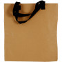 Mulepose, str. 35x38 cm, 1 stk., lys brun