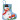 Permin broderisett julestrømpe snømann 7x8cm
