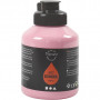 Akrylmaling, støvete rosa, halvblank, dekkende, 500 ml/ 1 fl.