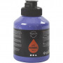 Art Akrylmaling, fiolettblå, halvblank, halvtransparent, 500 ml/ 1 flaske.